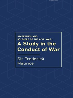 cover image of Statesmen and Soldiers of the Civil War